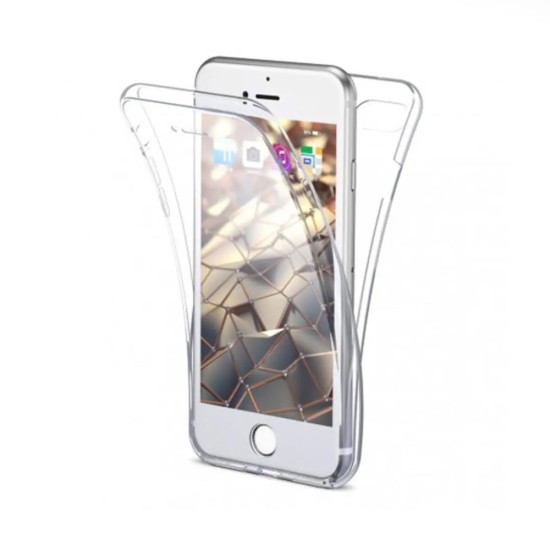 Capa de Silicone 360º para Apple iPhone 6 Transparente